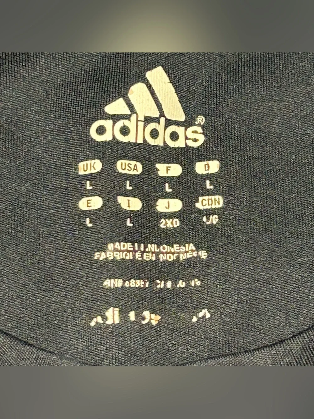 Adidas Team Mens Size L Tank Gym Running Training Activewear Outdoor